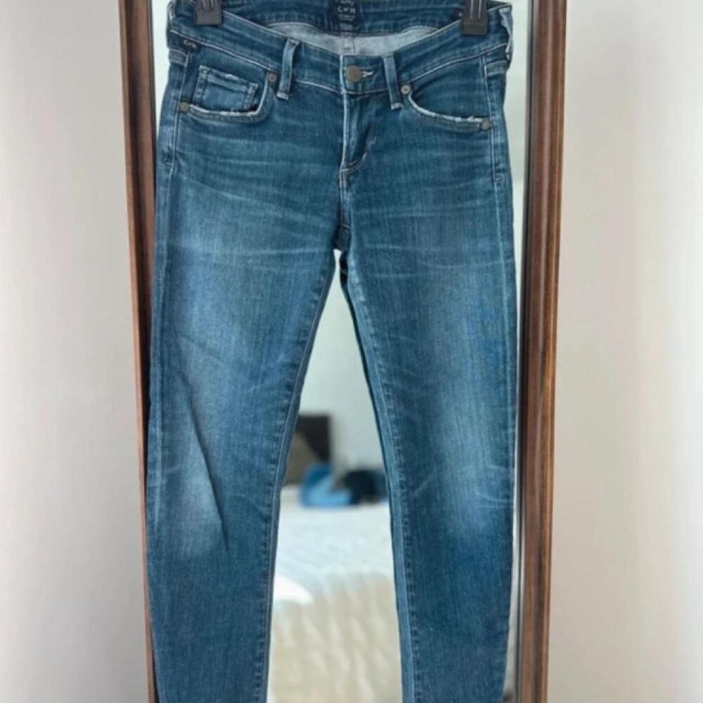 Citizens-of-humanity Women's Blue and Navy Jeans